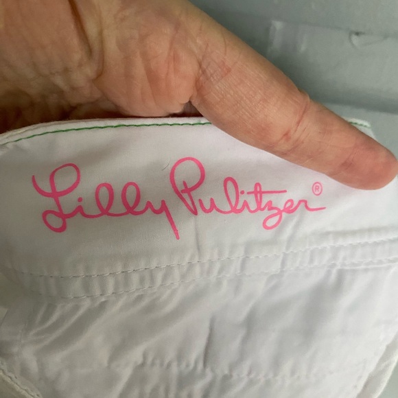 Lilly Pulitzer Walsh Short White Floral sz4 - Picture 4 of 6